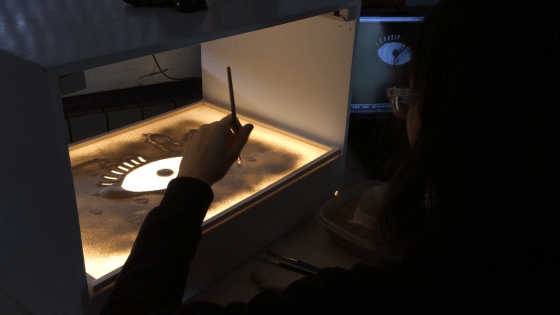 L'animazione della sabbia