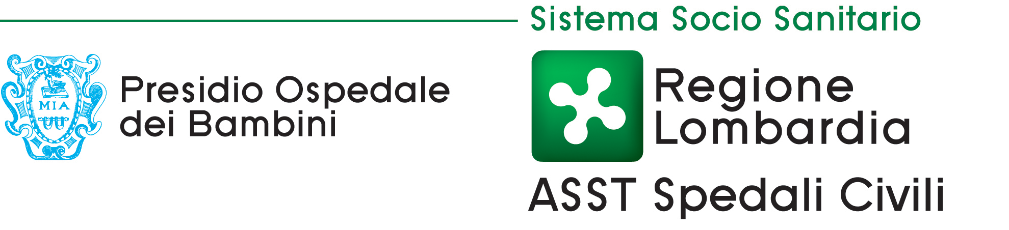 logo ASST presidio ospedale dei bambini colori ok